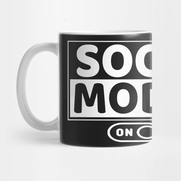 Soca Mode Brand Logo in White Print - Soca Mode by Soca-Mode